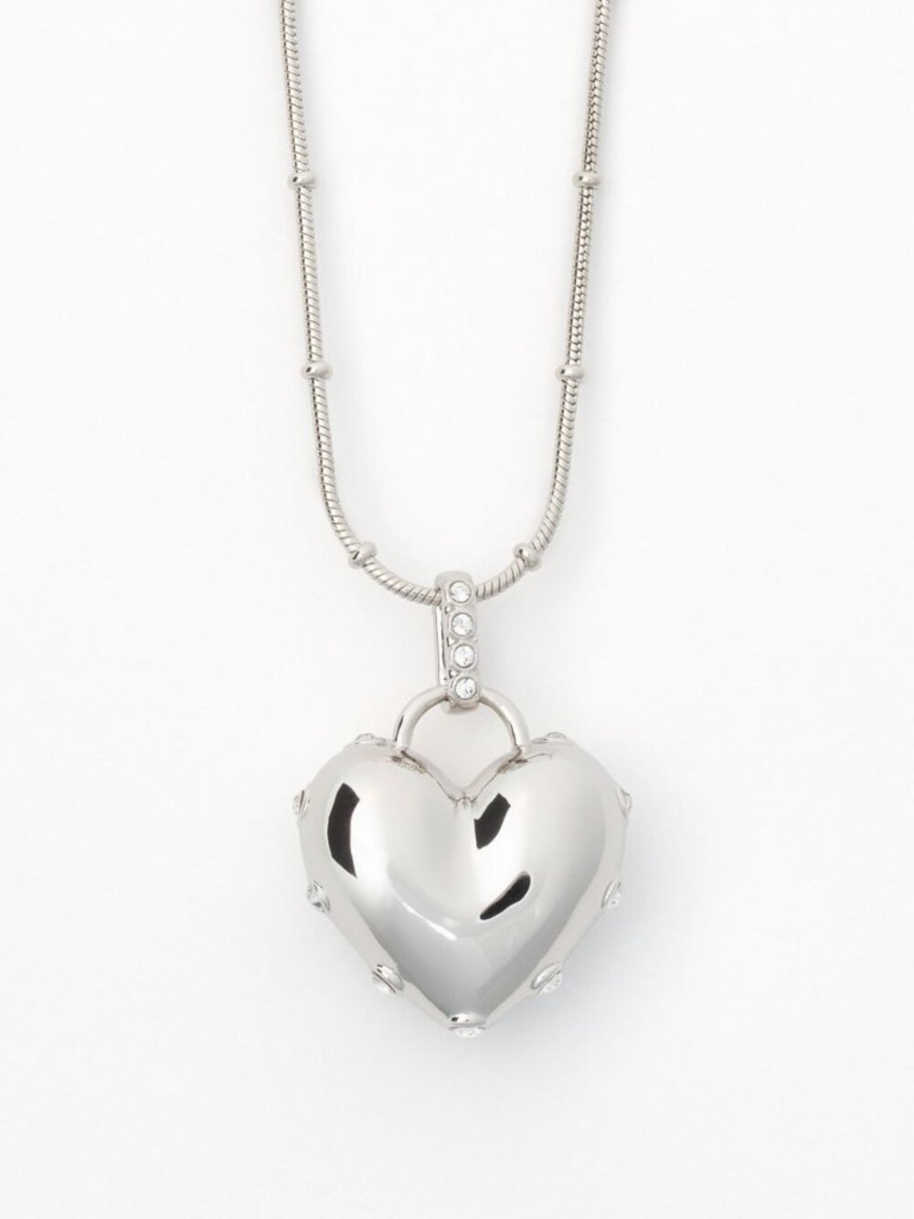 NWT Touchstone Crystal Full Heart Pendant